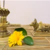 Brass Shivling with Sheshnag and Nandi