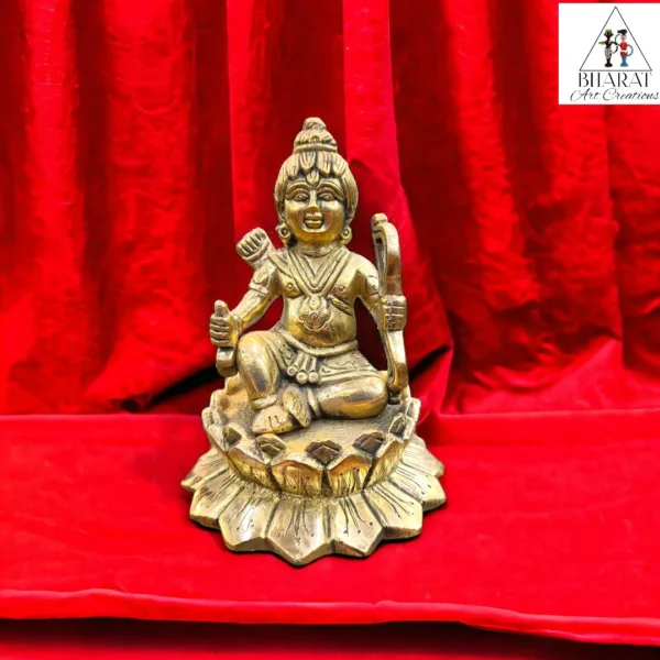 Brass Lord Ram Lalla Statue