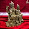 Brass statue of Lord Vishnu and Maa Laxmi