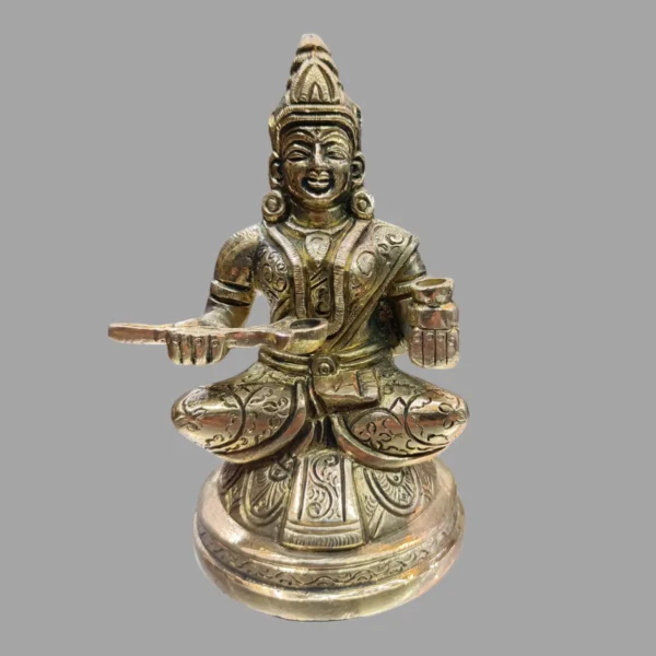 brass maa annapurna devi idol