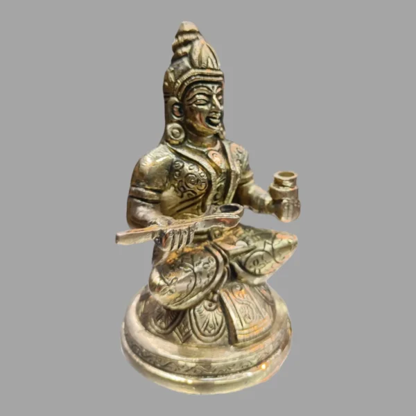 brass maa annapurna devi idol